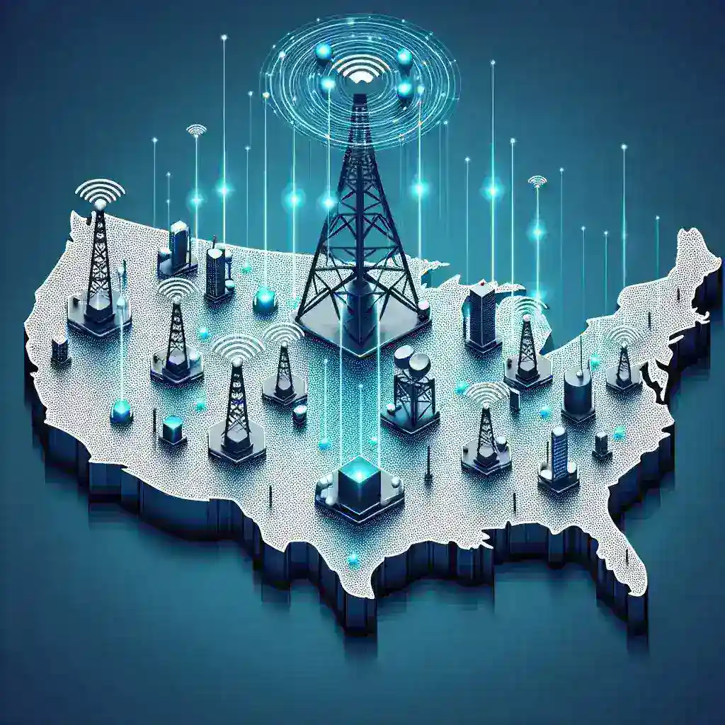 "Optimized map highlighting T-Mobile's expanded 5G standalone coverage areas in new U.S. cities, showcasing improved network connectivity and speed enhancements for users."